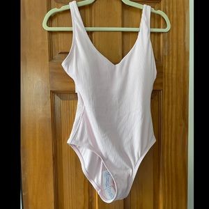 NWT Andie Ibiza Long Torso in Ribbed Blush